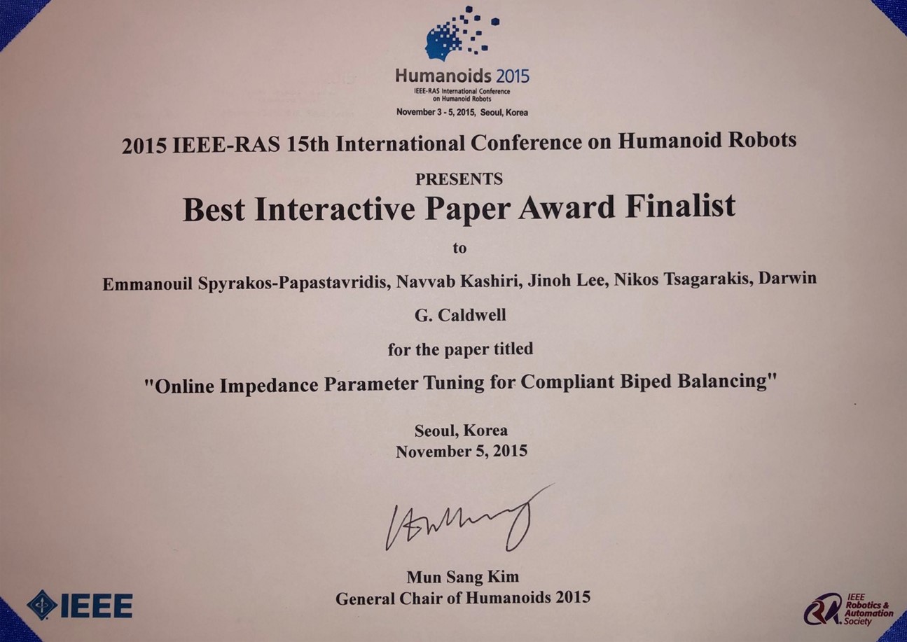 Best Interactive Paper Award Finalist